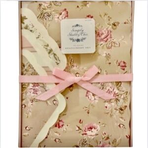Simply Shabby Chic Stationery Set Paper Envelopes Floral NEW IN BOX